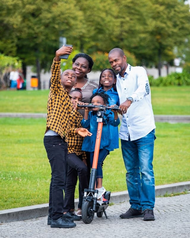 An Egbu family staying connected together